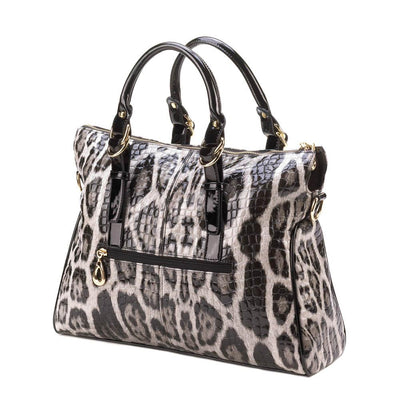 High Fashion Snake Skin Tote Handbag - crazydecor