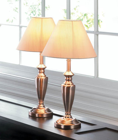 Contemporary Copper Lamps Trio - crazydecor
