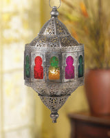 Rustic Moroccan Hanging Lantern - crazydecor