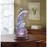 Lighted Dolphin Figurine - crazydecor