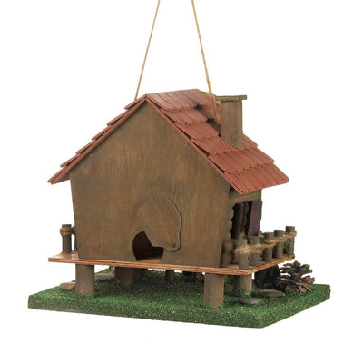 Woodland Cabin Birdhouse - DreamyDecor