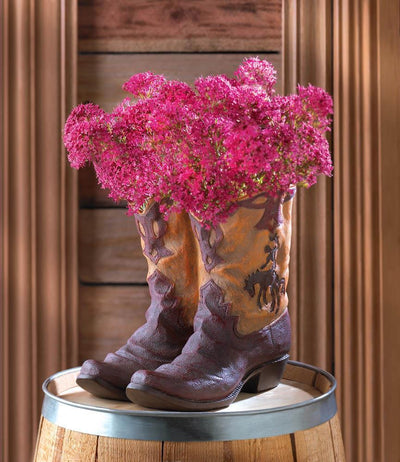 Cowboy Boots Planter - crazydecor