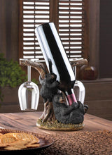 Black Bear Wine Bottle Holder - crazydecor