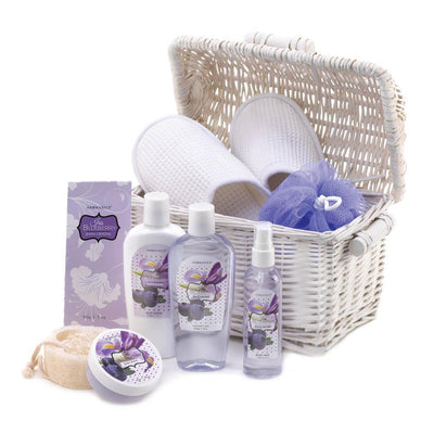 Iris Blueberry Spa Gift Basket - crazydecor