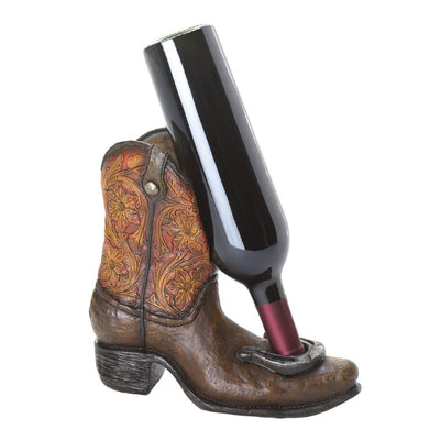 Lucky Cowboy Boot Wine Bottle Holder - crazydecor