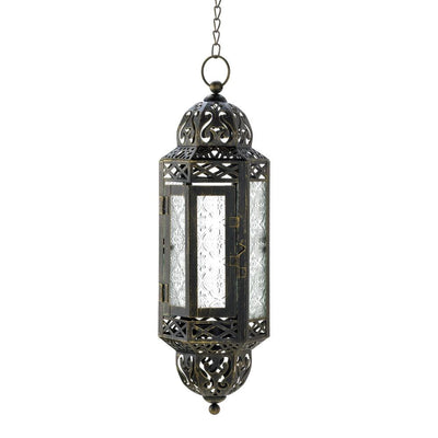 Hanging Victorian Candle Lantern - crazydecor