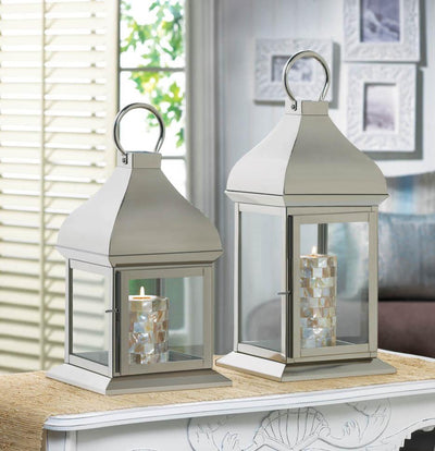 Silver Glint Lantern - crazydecor