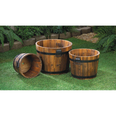 Apple Barrel Planters Trio - crazydecor