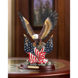 Patriotic Eagle Statue Sculpture - crazydecor