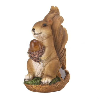 Squirrel Solar Garden Statue - crazydecor