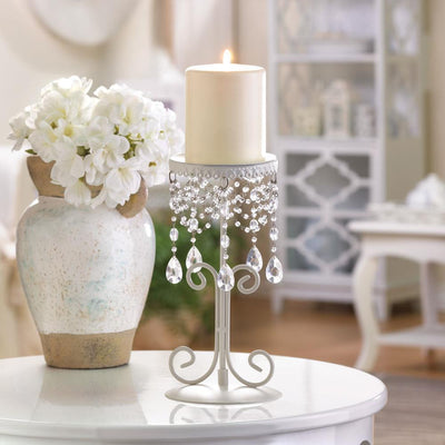 Elegant Beaded Candle Holder - crazydecor