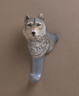 Gray Wolf Wall Hook - crazydecor