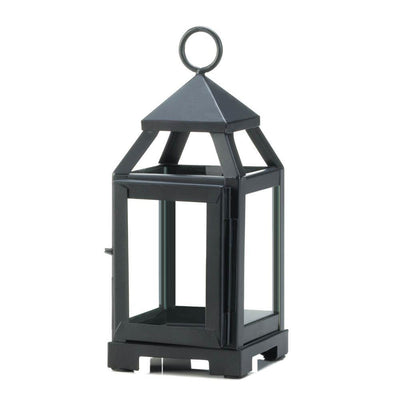 Black Mini Contemporary Lantern - crazydecor