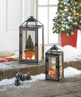 Large Wooden Trim Contemporary Lantern - crazydecor