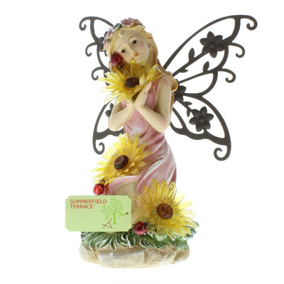 Garden Blooms Fairy Solar Statue - crazydecor