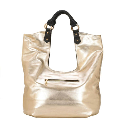 Hollywood Golden Tote Handbag - crazydecor