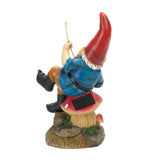 Fishing Gnome Solar Statue - crazydecor