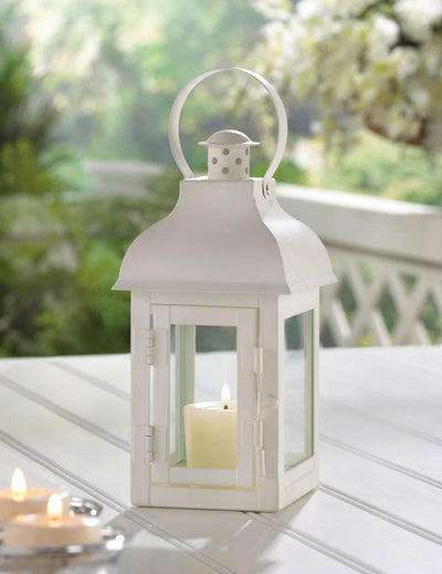 White Gable Lantern - DreamyDecor