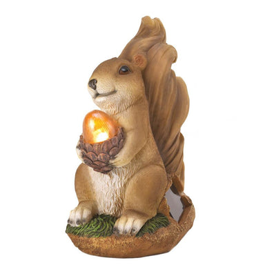 Squirrel Solar Garden Statue - crazydecor