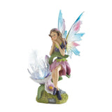 Solar Fairy With Flower Statue - crazydecor