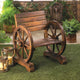 Wagon Wheel Wood Chair - DreamyDecor